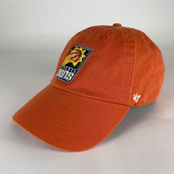 Phoenix Suns NBA Orange 47 Brand Clean Up Relaxed Fit Adjustable Hat - Picture 1 of 5